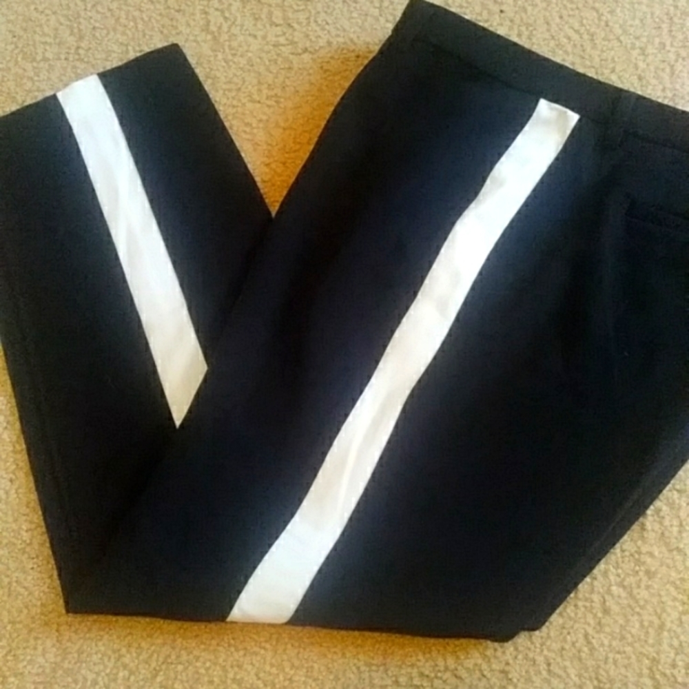 Madewell tuxedo stripe trouser
